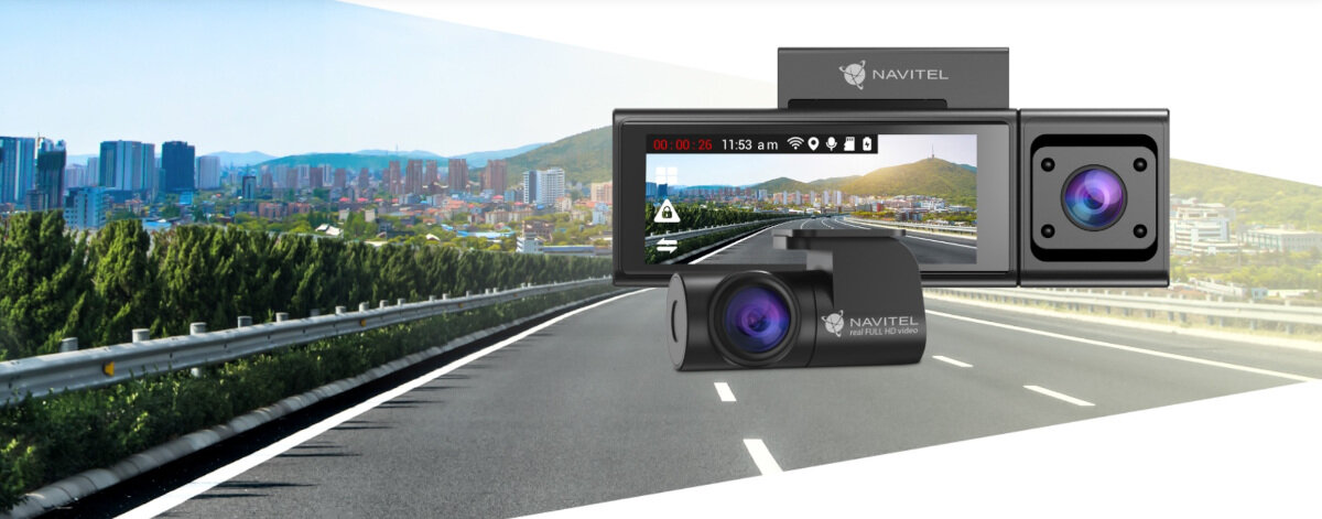 Wideorejestrator Navitel RC3 PRO - trzy kamery frontem