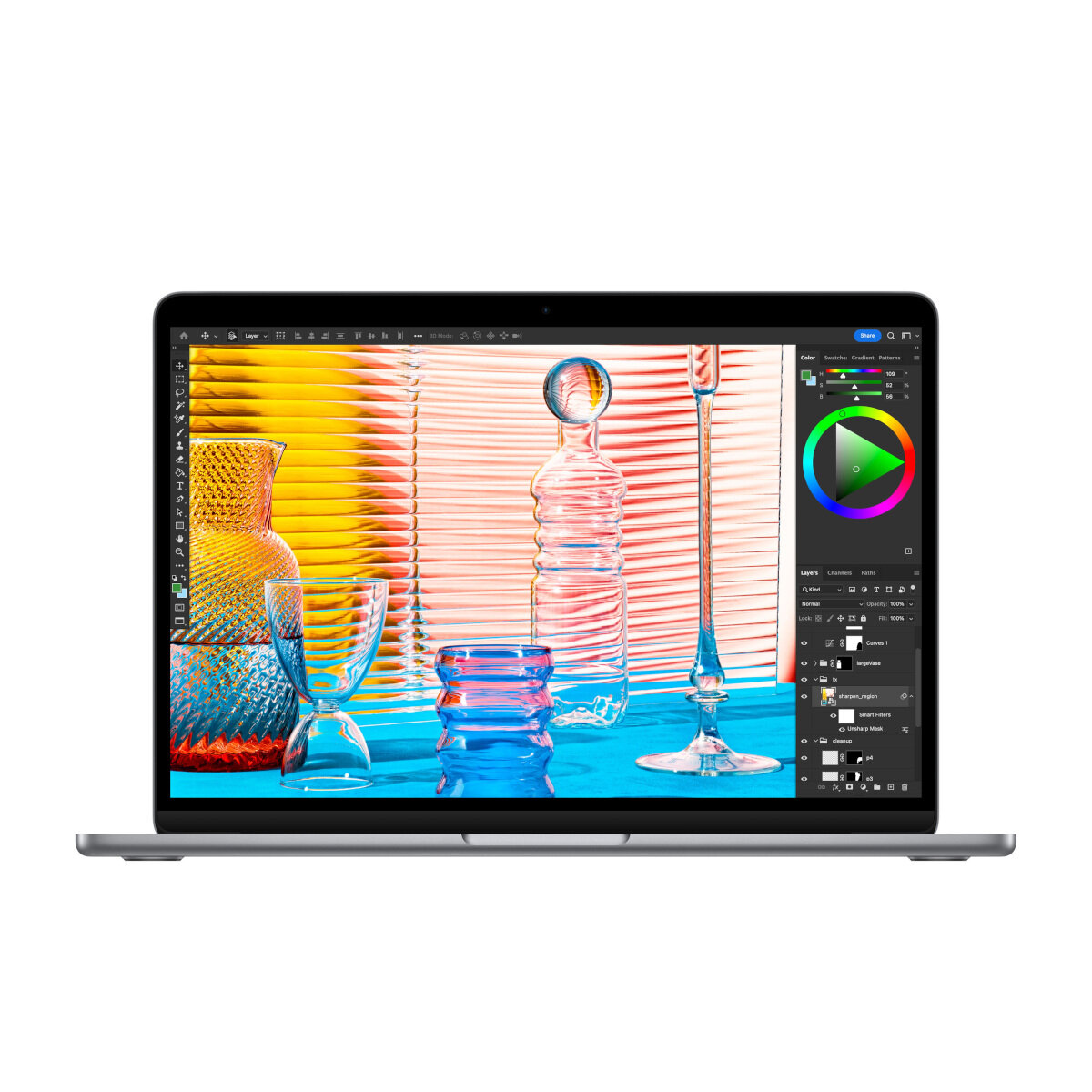 Laptop Apple MacBook Air M2 256 GB gwiezdna szarość wyświetlacz