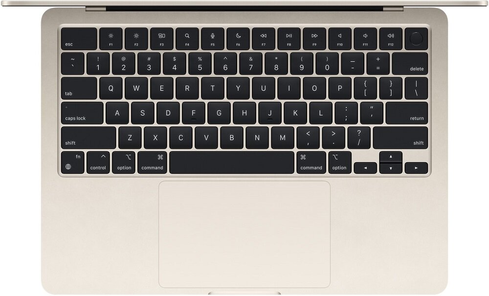 Laptop Apple MacBook Air MLXY3ZE/A widok na klawiaturę