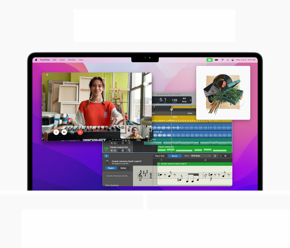 	Laptop Apple MacBook Air M2 16/256GB gwiezdna szarość - uruchomiony