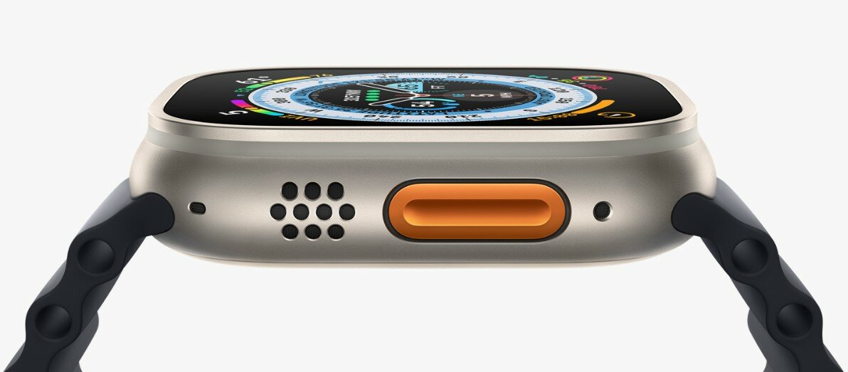 Smartwatch Apple Watch Ultra GPS + Cellular 49mm MNHK3WB/A Przycisk czynności