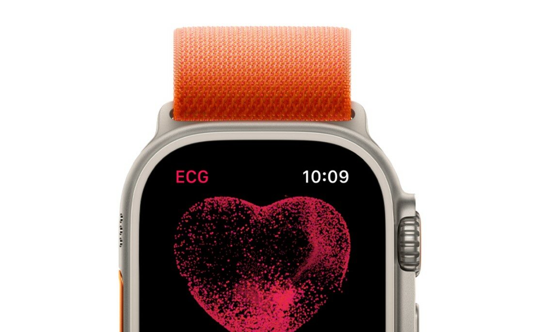 Smartwatch Apple Watch Ultra GPS + Cellular 49mm MNHK3WB/A pokazane EKG