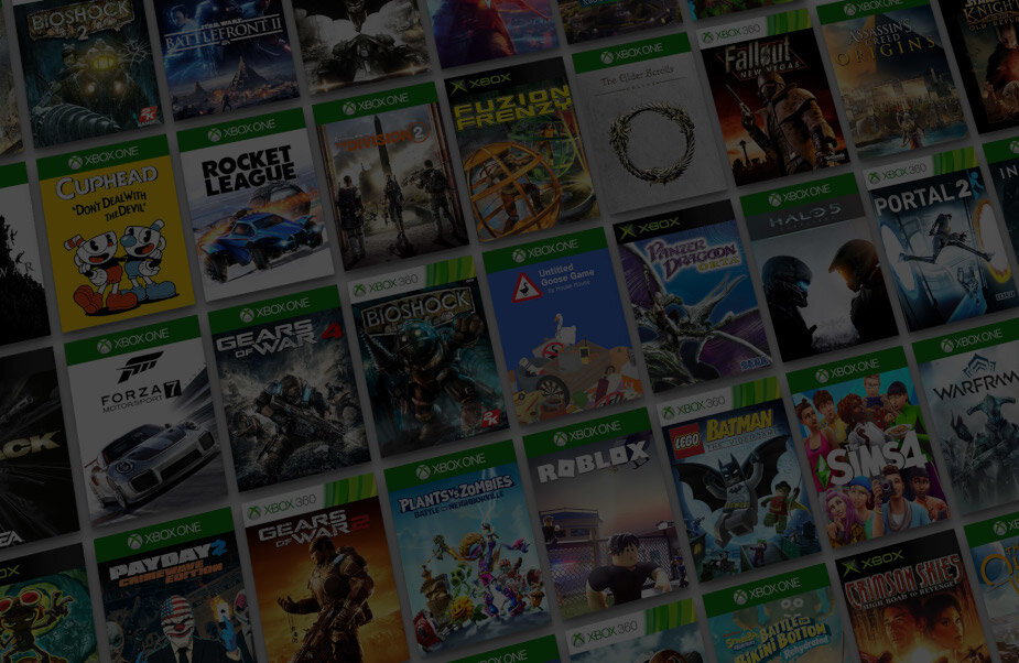Konsola Microsoft Xbox Series S 512GB + Game Pass 3 miesiące grafika przedstawiająca różne gry